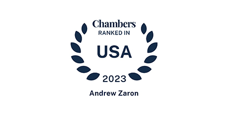 Chambers and Partners Badge - Andrew D. Zaron (2023)
