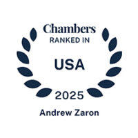 Chambers and Partners Badge - Andrew D. Zaron (2025)
