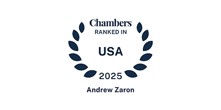 Chambers and Partners Badge - Andrew D. Zaron (2025)