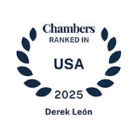 Chambers and Partners Badge - Derek E. Leon (2025)