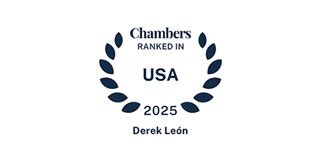 Chambers and Partners Badge - Derek E. Leon (2025)