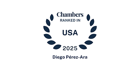 Chambers and Partners Badge - Diego Perez Ara (2025)