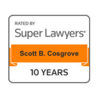 Super Lawyers® Badge 10 Years - Scott B. Cosgrove