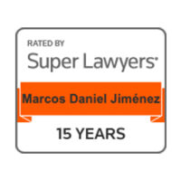 Super Lawyers® Badge 15 Years - Marcos D. Jimenez