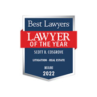 The Best Lawyers in America© - Lawyer of the Year - Litigation, Real Estate - Scott B. Cosgrove (2022)